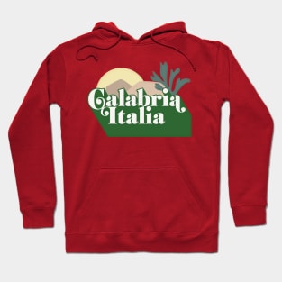 Calabria, Italia  // Original Retro Design Hoodie
